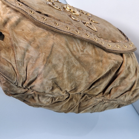 GUCCI IRINA BABOUSKA SUEDE HOBO BAG - Picture 3 of 14